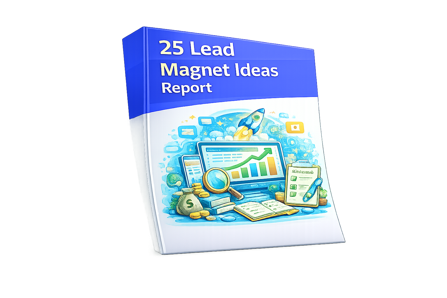 FREE 25 Lead Magnet Ideas Report